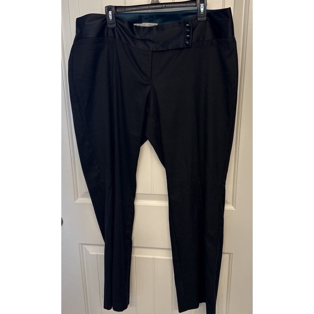 Woman's Maurice's Black Dress Pants Size 18 Reg